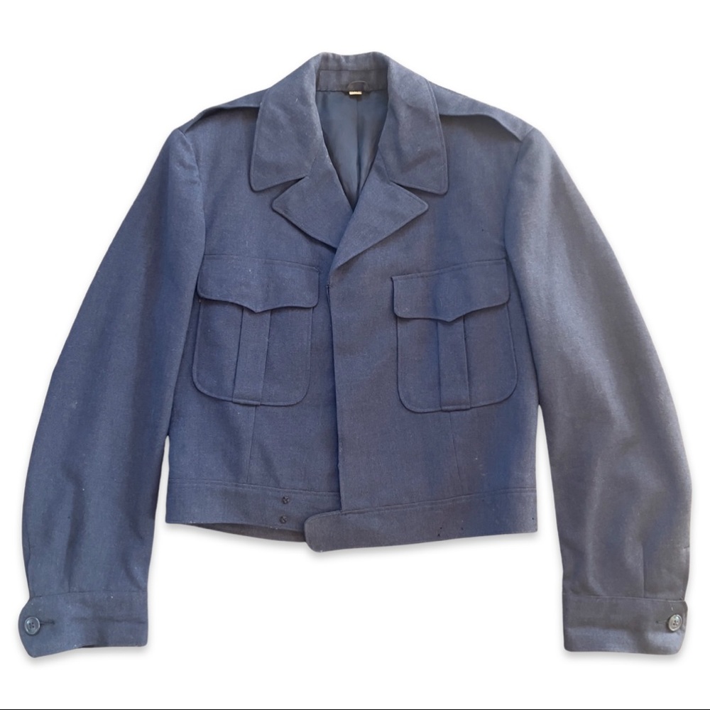Vintage Military Air Police waist jacket